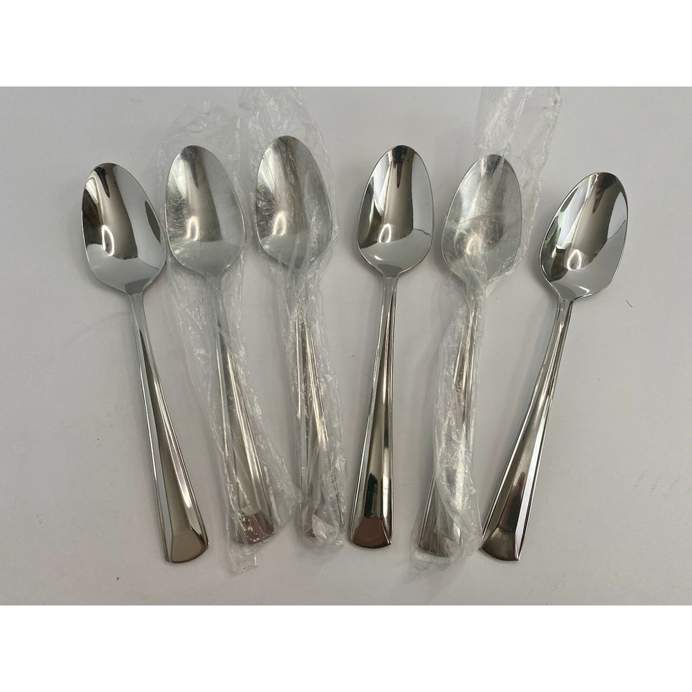 Oneida Stainless CELLA Oval Place Soup Spoons 7 1/8" Set Of 6 Replacements